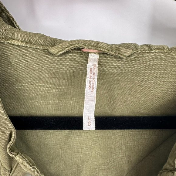 Free People Olive Green Hooded Jacket - Picture 8 of 11